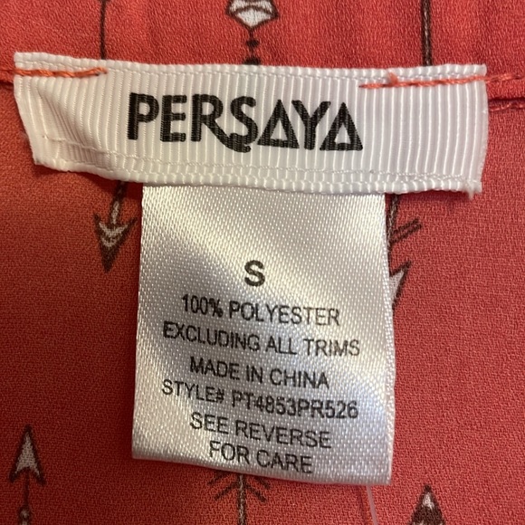 WOMENS SMALL CORAL BLOUSE NEVER WORN - Picture 2 of 6